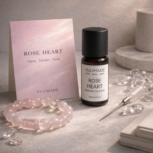 Rose Heart Essential Oil Blend – Self Love & Emotional Balance | YULIMADE