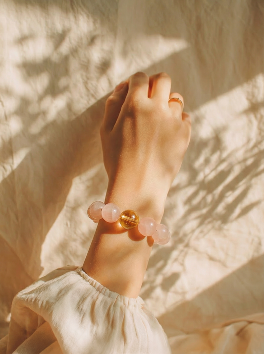 Rose Heart — Dawn Blush Bracelet