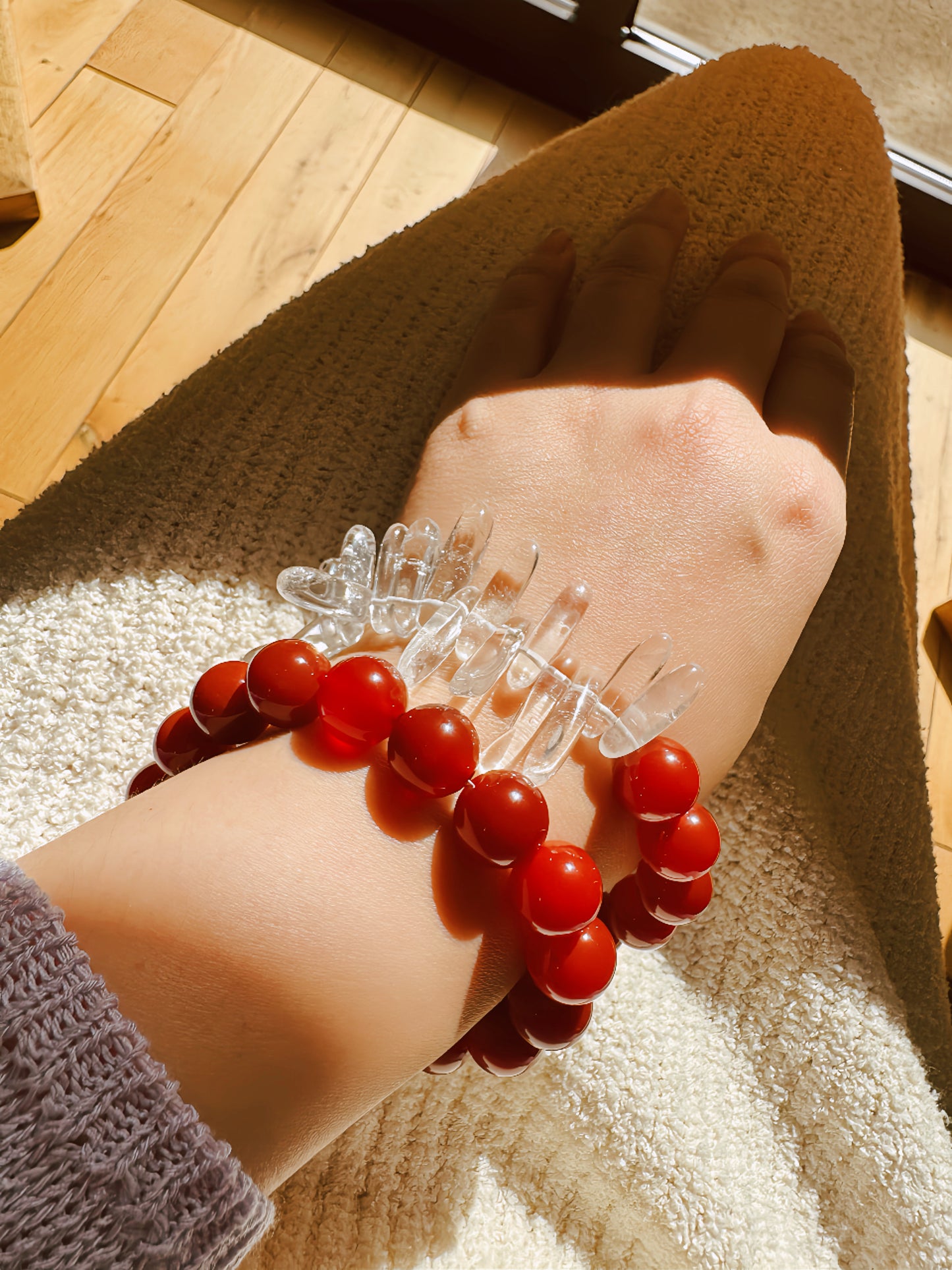 Sedona Glow: gargantilla y pulsera transformadoras