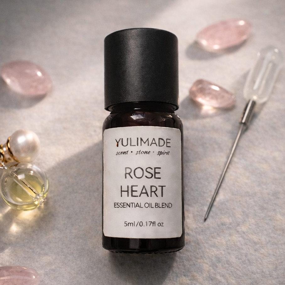 Rose Heart 玫心復方精油－和諧與自愛 | 芳香療法，平衡情緒，溫柔連接