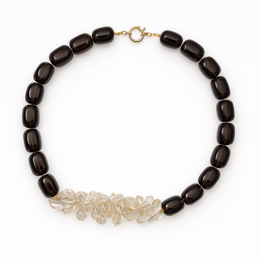 Smoky Blossom Necklace