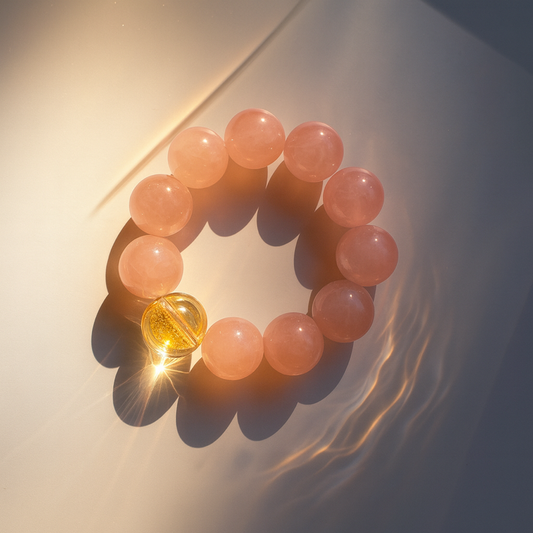 Rose Heart — Dawn Blush Bracelet