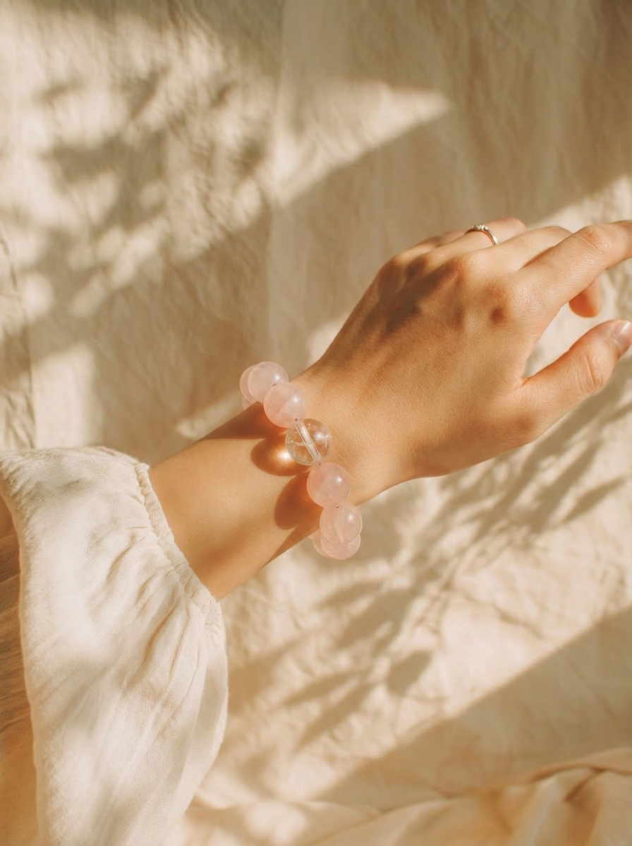 Rose Heart — Dawn Blush Bracelet