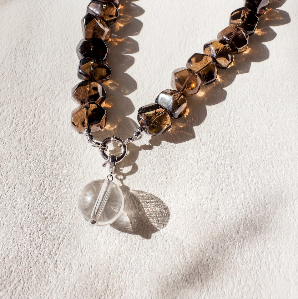 Smoky Blossom — Dewlight Necklace