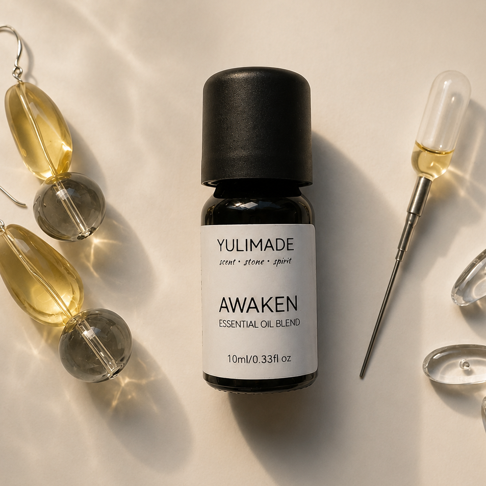 Mezcla de aceites esenciales Awaken: Claridad, concentración y vitalidad | Aromaterapia para la energía y la atención plena matutina
